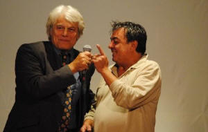 Carlo Salati (a destra), lindimenticabile Gargiulo con Gerardo Placido