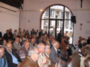la sala convegno di villa Marazzi gremita di ascolani