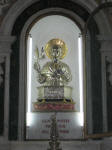 particolare altare - busto e reliquiario braccio di S. Potito