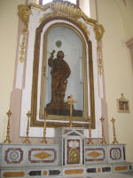 altare di San Rocco - nicchia