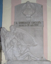 la tomba di Mons. Domenico Cocchia - Particolare