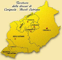 mappa diocesi Cerignola- Ascoli Satriano