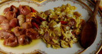 piatti tipici - lampasciòni in umido e con le uova