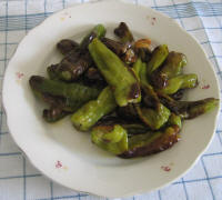 piatti tipici - peperoni fritti