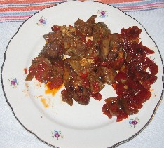 piatti tipici - soffritto di maiale