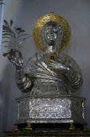 busto argenteo di San Potito Martire